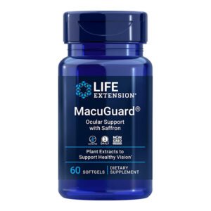 Life Extension, MacuGuard, Ocular Support with Saffron, Plant Extracts to Support Healthy Vision, 60 Softgels, Dietary Supplement, 1 Daily, NON GMO