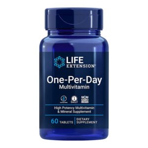 Life Extension, One-Per-Day Tablets, High Potency Multivitamin & Mineral Support, 60 Tablets, Dietary Supplement, 1 Daily, NON GMO