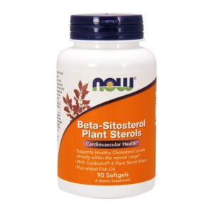 NOW, Beta-sitosterol Plant Sterols, Cardiovascular Health, Supports Healthy Cholesterol Levels Already within the Normal Range, with CardioAid-s Plant Sterol Esters, Plus Aded Fish Oils