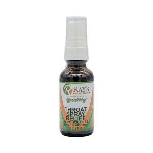 Ray's Healthy Living, Throat Spray Relief, Alcohol Free, Herbal Supplement, 1 fl oz (30ml)
