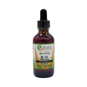 Ray's Healthy Living, B-12 1,000mcg, Fast Absorption, Raspberry, Dietary Supplement, 2 fl oz (59ml)
