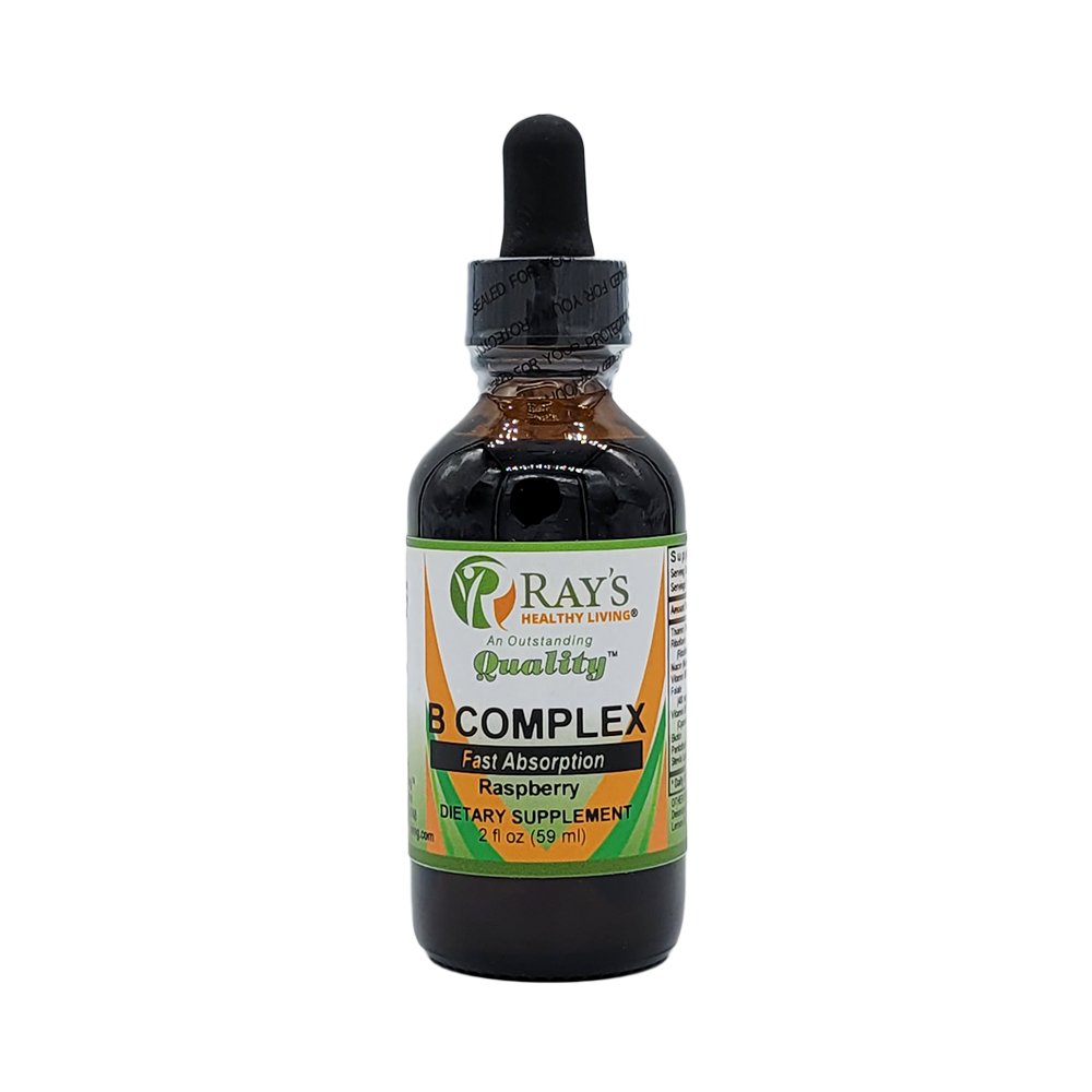 Ray's Healthy Living, B Complex, Fast Absorption, Raspberry, Dietary Supplement, 2 fl oz (30 ml)