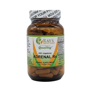 Ray's Healthy Living, Adrenal Rx, 100% Vegetarian, Herbal Supplement, 90 Veggie Caps