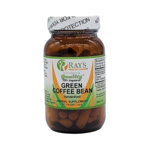Ray's Healthy Living, Green Coffee Bean, Standardized, 100 % Vegetarian, Herbal Supplement, 60 Veggie Caps