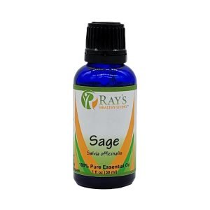 Ray's Healthy Living, Sage (Salvia officinalis), 100% Pure Essential Oil, 1 fl oz (30ml)