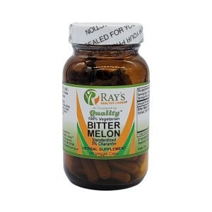 Ray's Healthy Living, Bitter Melon, Standardized, 5% Charantin, 100% Vegetarian, Herbal Supplement, 90 Veggie Caps