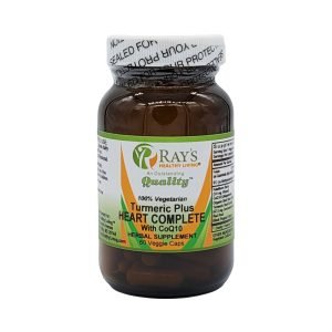 Ray's Healthy Living, Turmeric Plus Heart Complete with CoQ10, 100% Vegetarian, Herbal Supplement, 60 Veggie Caps