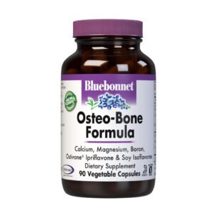 Bluebonnet, Osteo-Bone Formula, Calcium, Magnesium, Boron, Ostivone, Ipriflavon & Soy Isoflavones, Dietary Supplement, 90 Vegetable Capsules, NON GMO, Kosher, Gluten Free