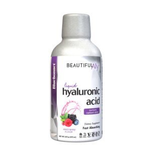 Bluebonnet, Beautiful Ally, Liquid Hyaluronic Acid, Nurture Radiant Skin, Dietary Supplement, Fast Absorbing, Mixed Berry Flavor, Net Wt. 16 fl oz (473ml), NON GMO, Kosher, Vegan, Gluten Free, Soy Free