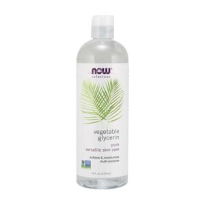 NOW Solutions, Vegetable Glycerin, Pure, Versatile Skin Care, Softens & Moisturizes, Multi-Purpose, 16 fl oz (473ml), NON GMO