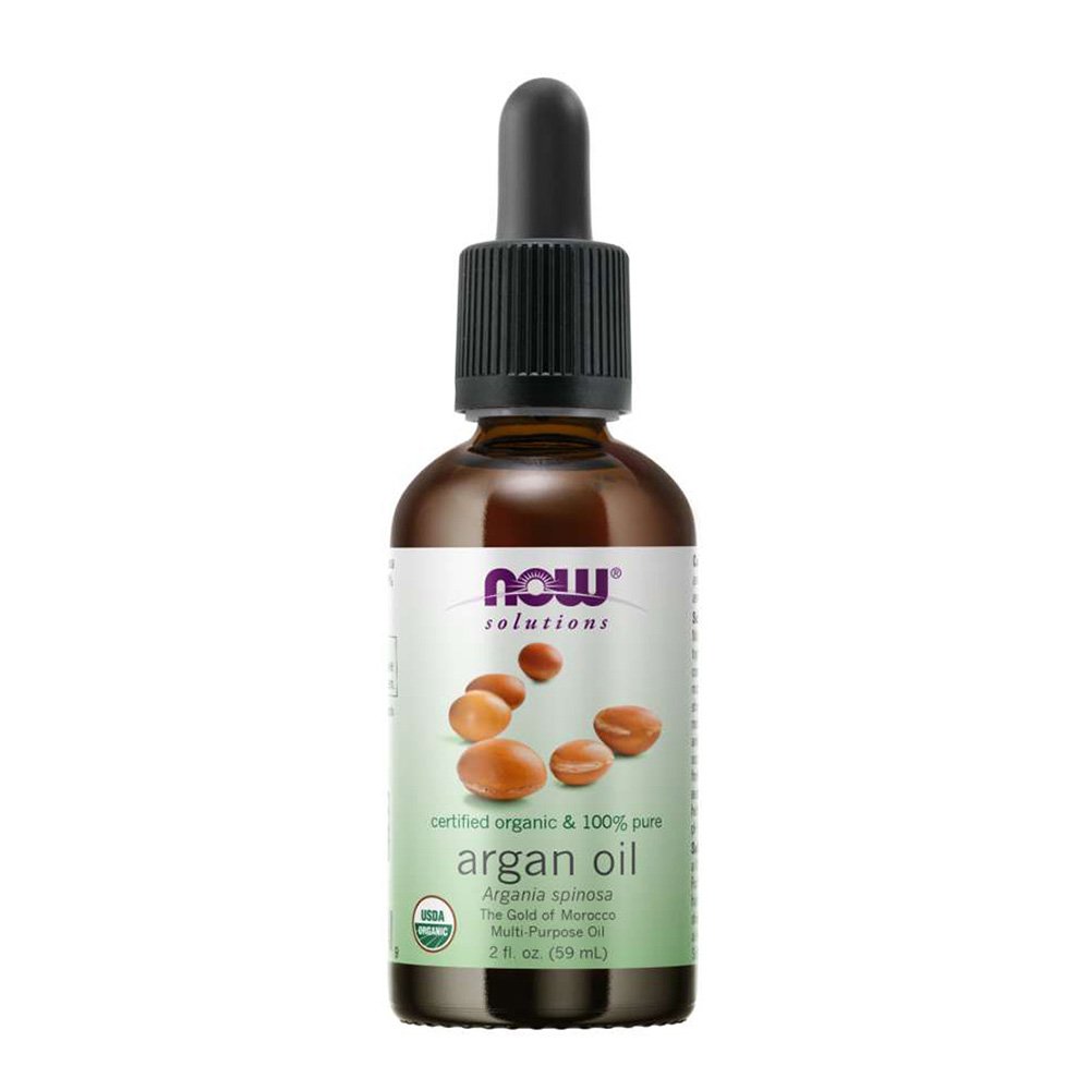 NOW Solutions, Argan Oil (Argania spinosa), Certified Organic & 100% Pure, The Gold of Morocco, Multi-Purpose Oil, 2 fl oz (59ml), USDA Organic