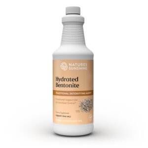 Nature's Sunshine, Hydrated Bentonite, Traditional Detoxifying Agent, Traditional Support for the Intestinal System, Natural Flavor, Dietary Supplement, 1 Quart (946ml)