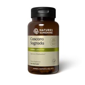 Nature's Sunshine, Cascara Sagrada, Vegitab Formula, Natural Herbal Laxative, Supports the Elimination of Digestive Remnants, Promotes the Emptying of the Colon, Herbal Dietary Supplement, 100 Tablets