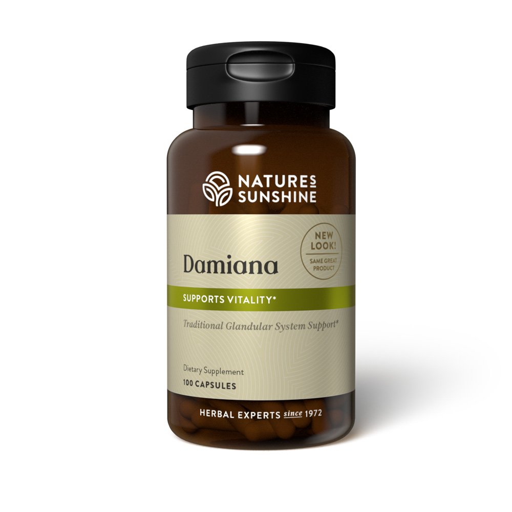 Nature's Sunshine, Damiana, Dietary Supplement, 100 Capsules