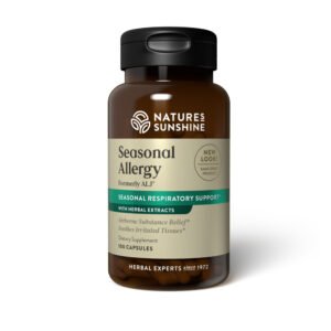 Nature's Sunshine, Seasonal Allergy, Formerly ALJ, Seasonal Respiratory Support with Herbal Extracts, Airborne Substance Relief, Soothes Irritated Tissues, Dietary Supplement, 100 Capsules