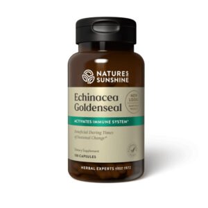 Nature's Sunshine, Echinacea/Goldenseal, Activates Immune System, Beneficial During Times of Seasonal Change, Dietary Supplement, 100 Capsules