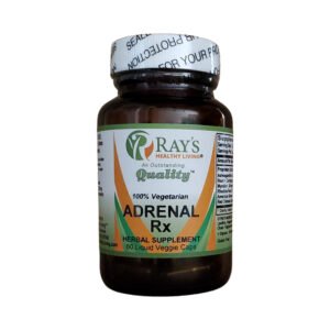 Ray's Healthy Living, Adrenal Rx, 100% Vegetarian, Herbal Supplement, 60 Liquid Veggie Capsules