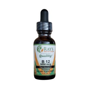 Ray's Healthy Living, B-12 5,000mcg, Fast Absorption, Raspberry, Dietary Supplement, 1 fl oz (30ml)