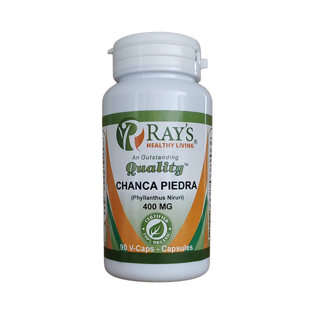 Ray's Healthy Living, An Outstanding Quality, Chanca Piedra (Phyllanthus niruri) 400mg, Certified 100% Organic, Dietary Supplement, 70 V-Caps