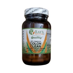 Ray's Healthy Living, Colon Clean with Aged Cascara Sagrada, 100% Vegetarian, Herbal Supplement, 90 Veggie Caps