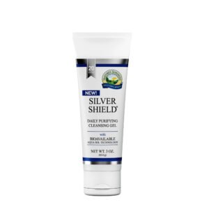 Nature's Sunshine, Silver Shield, 20 PPM, Daily Purifying Cleansing Gel with Bioavailable Aqua Sol Technology, Net Wt. 3 oz (85.0g)